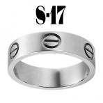 Kartier Duz Yuzuk Silver Renk 17 Numara