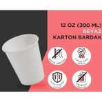 Karton Bardak, 300 Ml, 12 Oz, 10'lu, Kullan At, Tek Kullanımlık, Flexi 150751