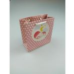 Karton Çanta Pembe Bebekli 11cm X 11cm - 1 Adet