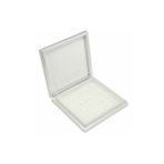 Karton Çikolata Kutusu 9 lu Separatörlü 18X19 CM Beyaz