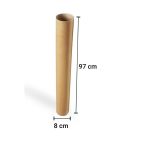 Karton Masura Boy 97 cm , Iç Çap 8 cm Masura (1 Adet Fiyatıdır )