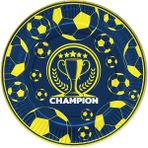 Karton Tabak 23CM 8li -Champion Sarı Lacivert-