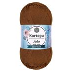Kartopu 1 Adet Lotus Bikini Büstiyer Bluz Örgü İpi K840 Koyu Hardal