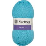 Kartopu 5 Adet Kartopu Aksoft Örgü İpi K502 Mint Yeşil