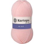 Kartopu 5 Adet Kartopu Aksoft Örgü İpi K699 Açık Pembe