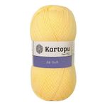 Kartopu Ak-Soft K309 Light Yellow Örgü İpi