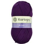 Kartopu Ak Soft K721 Mor İplik