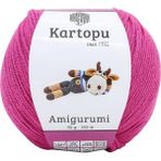 Kartopu Amigurumi Oyuncak Punch Panç Örgü İpi (K734 Fuşya)