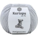 Kartopu Amigurumi Oyuncak Punch Panç Örgü İpi (K991 Açık Gri)