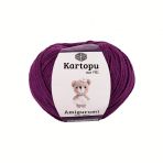 Kartopu Amigurumi Panc Ipi 10 Adet (500Gr) Soft Koton Orgu Ipi K727 (Koyu Eflatun) Amıgurumı50