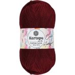 Kartopu Cotton Love El Örgü Amigurumi İpi Yünü 100 gr K110 Koyu Bordo