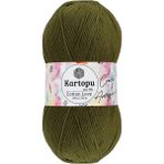 Kartopu Cotton Love El Örgü Amigurumi İpi Yünü 100 gr K409 Haki