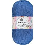 Kartopu Cotton Love El Örgü Amigurumi İpi Yünü 100 gr K620 Mavi