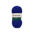Kartopu Cozy Wool K1624 Menekşe Mavi %25 Yün Karışımlı Kalın Ip