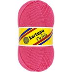 Kartopu Flora Patiklik Çoraplık El Örgü Ipi 100 gr - Koyu Pembe