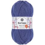 Kartopu K.artopu Baby One Tüylenmeyen El Örgü Ipi Yünü Açık Lacivert K604