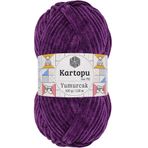 Kartopu K.artopu Yumurcak Kadife El Örgü Ipi Açık Mor K719