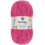 Kartopu K.artopu Yumurcak Kadife El Örgü Ipi Fuşya K734