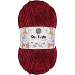 Kartopu K.artopu Yumurcak Kadife El Örgü ipi Vişne Çürüğü K106