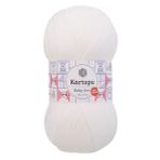 Kartopu K010 100 gr Kar Beyaz Baby One El Örgü İpi
