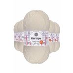 Kartopu K019 5 Adet Kırık Beyaz Baby One Tüylenmeyen El Örgü İpi Yünü