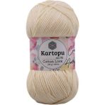 Kartopu K037 100 gr Açık Sarı Cotton Love El Örgü İpi