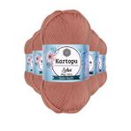 Kartopu K103 Pişmiş Ayva Lotus Bikini Büstiyer Bluz 5 Adet Örgü İpi