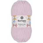 Kartopu K1562 Yumurcak Kadife Toz Pembe El Örgü İpi