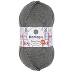 Kartopu K1921 Koyu Gri Baby One Tüylenmeyen El Örgü İpi Yünü