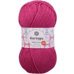 Kartopu K245 Fuşya Baby One Tüylenmeyen El Örgü İpi Yünü