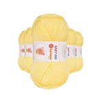 Kartopu K331 5 Adet Açık Sarı Baby One Tüylenmeyen El Örgü İpi Yünü