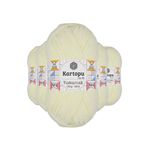 Kartopu K335 5 Adet Krem Yumurcak Kadife El Örgü İpi