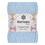 Kartopu K523 Bebe Mavi Yumurcak Kadife El Örgü İpi