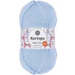 Kartopu K544 Mavi Baby One Tüylenmeyen El Örgü İpi Yünü