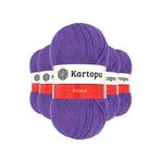 Kartopu K703 Açık Mor 5 Adet Kristal Çift Katlı El Örgü Lif İpi