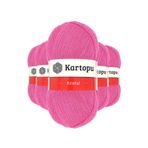 Kartopu K772 Şeker Pembe 5 Adet Kristal Çift Katlı El Örgü Lif İpi