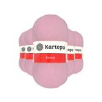Kartopu K788 Bebe Pembe 5 Adet Kristal Çift Katlı El Örgü Lif İpi