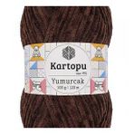 Kartopu K818 Kahverengi Yumurcak Kadife El Örgü İpi