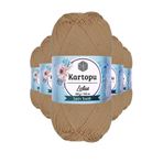 Kartopu K837 Ten Lotus Bikini Büstiyer Bluz 5 Adet Örgü İpi