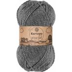 Kartopu Koyu Gri Melange Wool El Örgü İpi 100 gr %80 Akrilik %20 Yün ile Yumuşak Dokulu