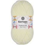 Kartopu Yumurcak Kadife Krem K335 El Örgü İpi