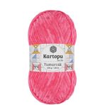 Kartopu Yumurcak Kadife Pembe K798 El Örgü İpi