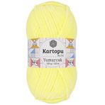 Kartopu Yumurcak Kadife Sarı K333 El Örgü İpi