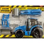 Kartoy Oyuncak Kartela Çılgın Dozer 2322-MAVI - 12 cm