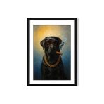 KARTPOST3R Rottweiler Köpek Tablo Poster No:2005 (Çerçevesiz)