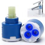 Kartuş musluk 35 mm, seramik kartuş, mikser batarya için, mutfak armatürleri, banyo armatürleri, lavabo armatürü ve duş armatürü için musluk kartuşu