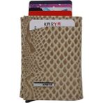 Karya Deri Unisex Mekanizmalı Kartlık Cüzdan 00600 - Bej