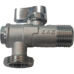 Kas Filtreli Mini Çamaşır ve Bulaşık Makine Musluğu 1/2" x 3/4"- Washing Machine Armature