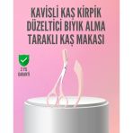 Kaş Kirpik Şekillendirme İçin Yüz Bakım Makası