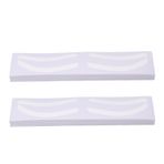 Kaş şablon çıkartmaları, Mikroblading sanatçısı Için Güvenli Hijyenik 100 Paket kaş şablon çıkartmaları (A) (B) (C)